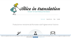 Desktop Screenshot of alicetraduzioni.com